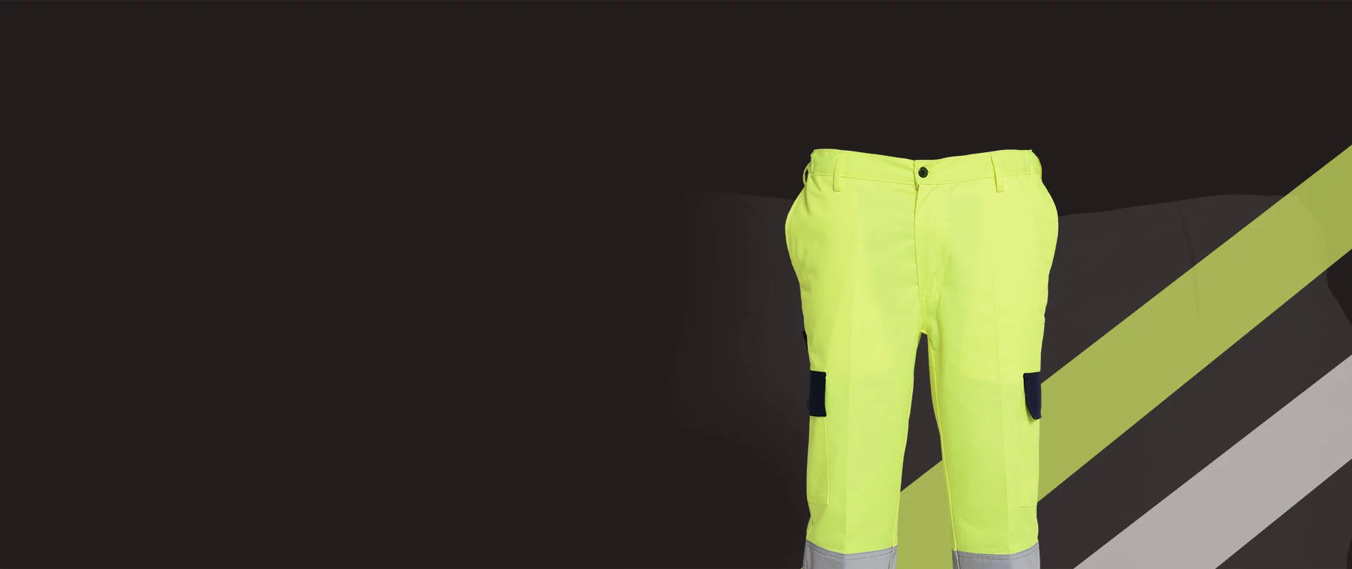 Edison Flame Retardant Hi-Vis Trousers